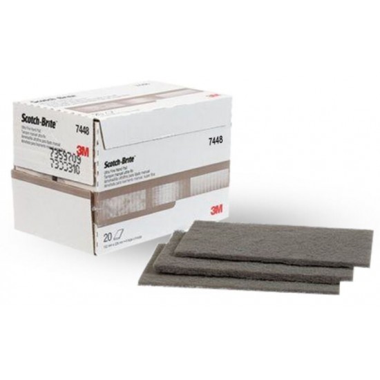 3M7448 Scotch-Brite szürke kézi lapka
