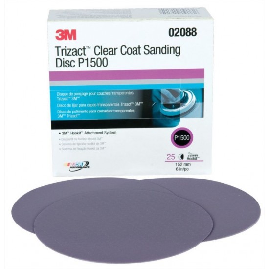3M Trizact csiszolókorong, átmérő 150 mm, p1500