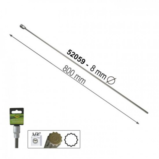 XZN spline dugófej 8mm