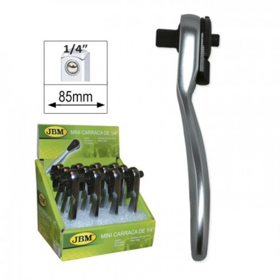 Racsnis szár 1/4" mini, 72fog