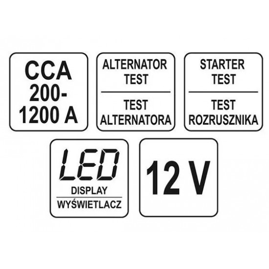 Digitális akkumulátor teszter Digitális akkumulátor teszter