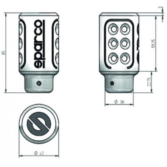 Váltógomb Sparco Racing