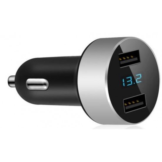 Autós töltő + voltmérő