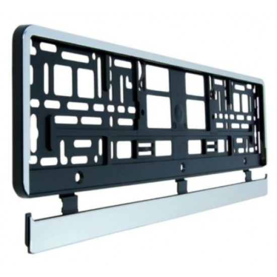 Króm rendszámtábla tartó