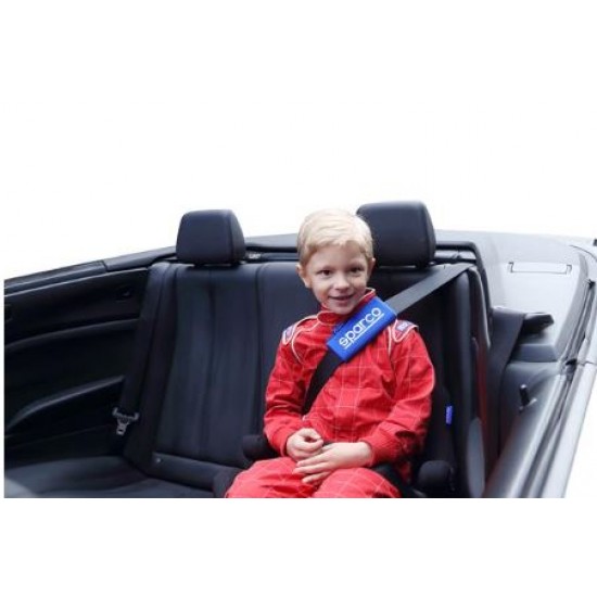 Sparco biztonságiöv párna gyerek kék