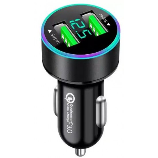 Szivargyújtós töltő feszültség mérővel Szivargyújtós töltő feszültség mérővel