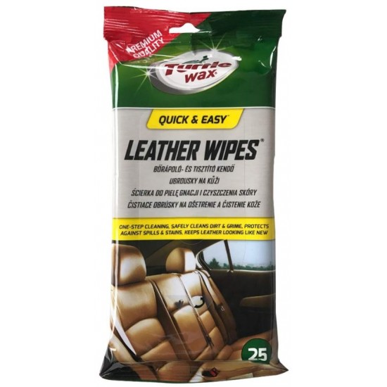 Turtle Wax bőrápoló kendő