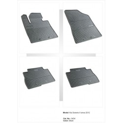 Kia Sorento III - 2012 - - méretpontos gumiszőnyeg garnitúra Kia Sorento III - 2012 - - méretpontos gumiszőnyeg garnitúra