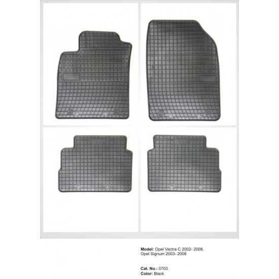 Opel Signum méretpontos gumiszőnyeg garnitúra