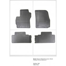Mazda Premacy II  - 2005 - 2010  - méretpontos gumiszőnyeg garnitúra