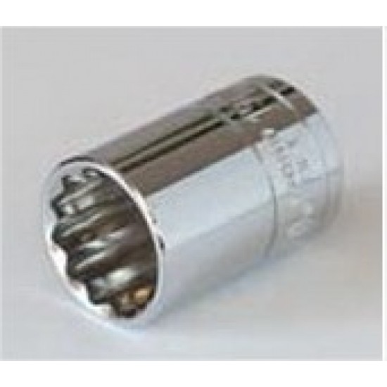 Kézi dugókulcsfej 1/2" 12lap normál 14mm