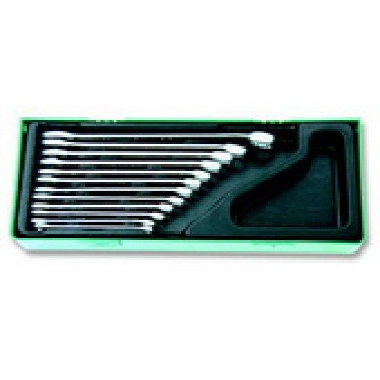 Tálcás csillag-villáskulcs 12 darabos készlet  8-22mm-ig