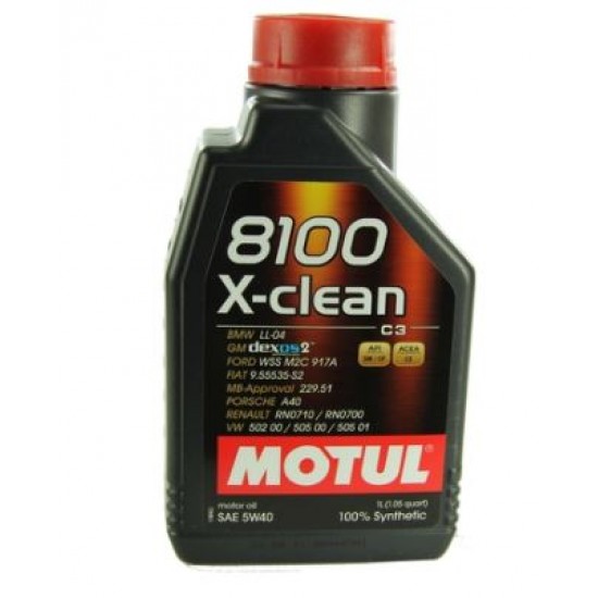 Motul 8100 X-Clean 5W40 1l