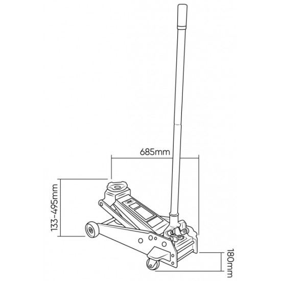 Krokodil emelő 3.5T