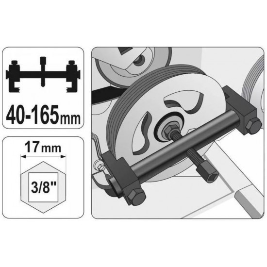Ékszíjtárcsa lehúzó