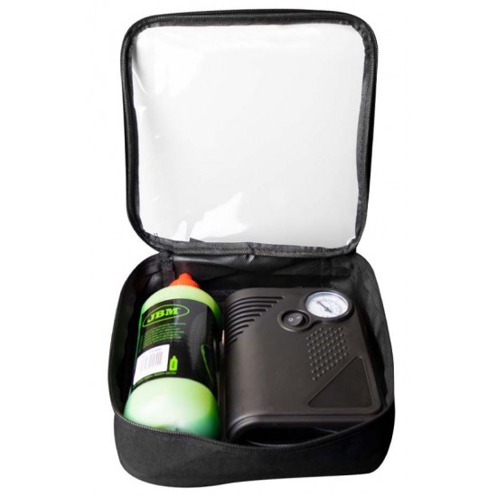 Defektjavító folyadék kompresszorral