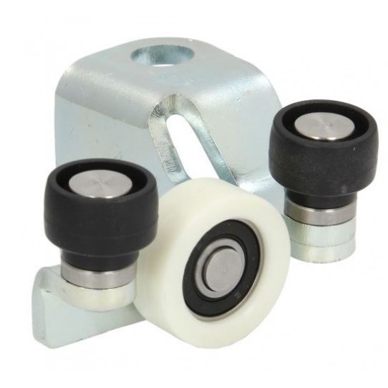 Iveco Daily 2007- középső tolóajtó görgő konzollal bal