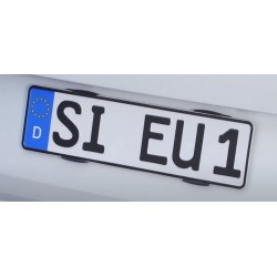 Keret nélküli rendszámtábla tartó