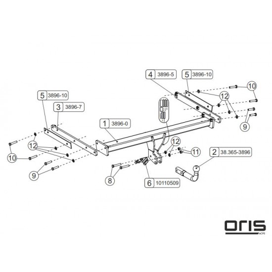 Ford Kuga vonóhorog